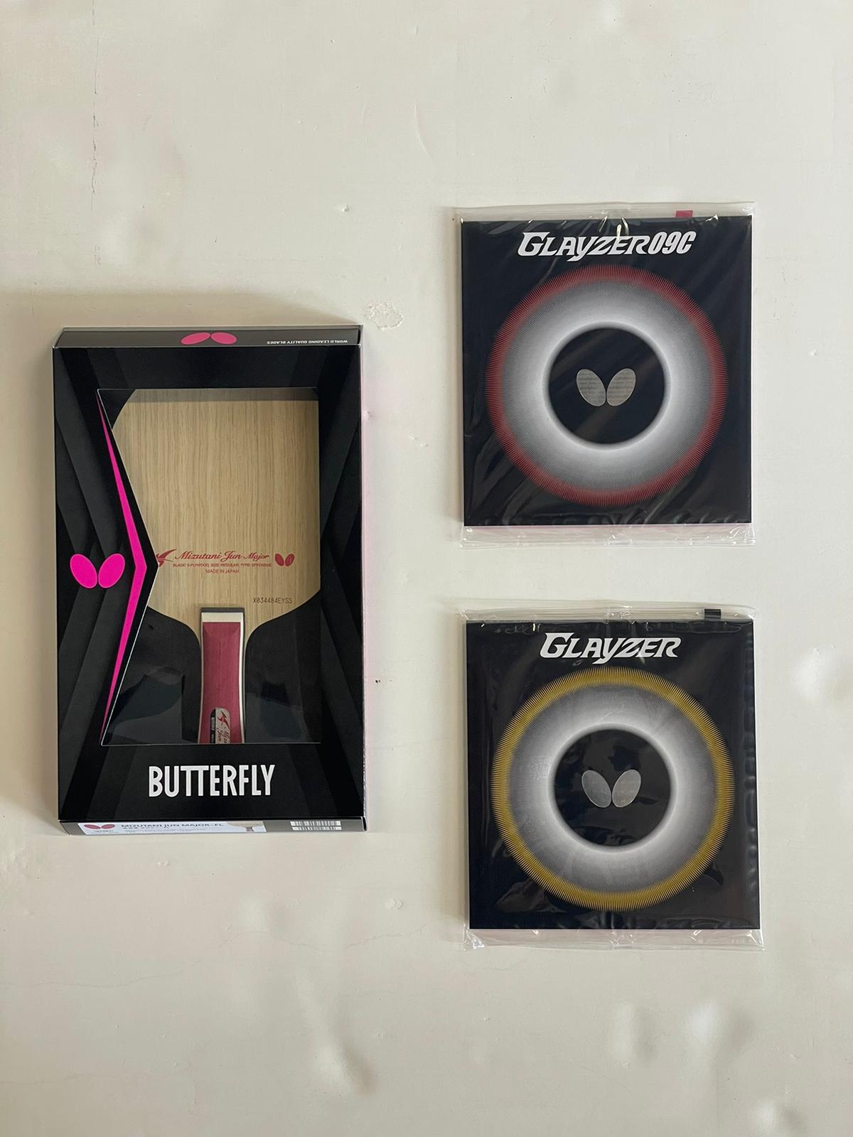 Glayzer (Forehand) + Glayzer 09c (Backhand)