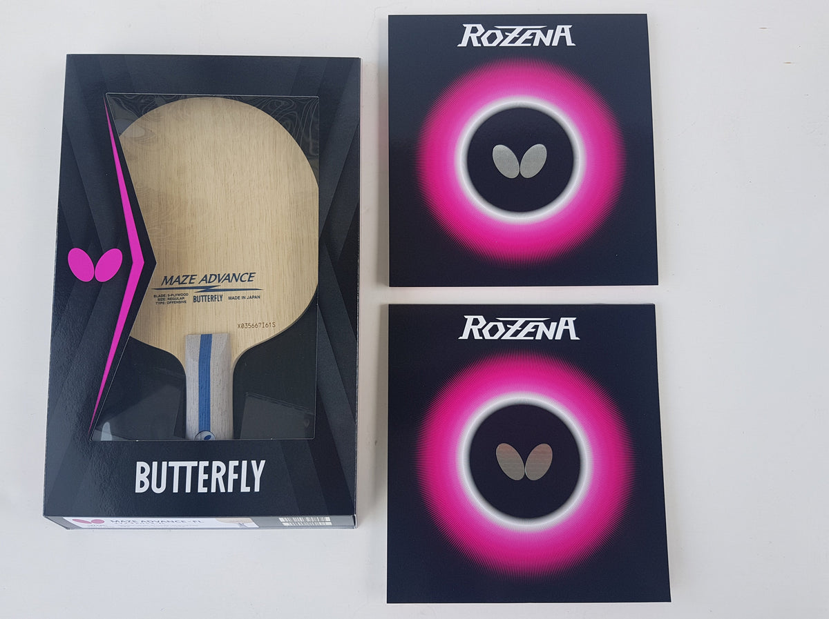 Maze Advance Blade With Rozena Rubbers – Butterfly Australia